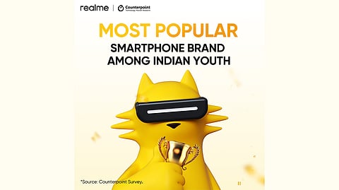 Realme Emerges as Top Smartphone Choice for Indian Youth, Claims Counterpoint