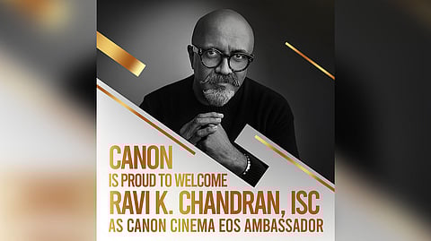 Canon India Announces Ravi K. Chandran as Cinema EOS Ambassador, Pushing Boundaries in Cinematic Excellence