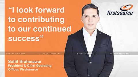 Firstsource Solutions Appoints Sohit Brahmawar as President & COO