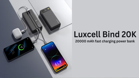 Portronics Introduces Luxcell Bind 20K Fast-Charging Power Bank