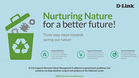 D-Link Sets Up Multiple e-Waste Centers Across India to Support Environmental Sustainability