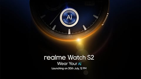Realme to Launch AI-Powered Watch S2 on July 30th