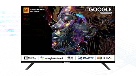 Kodak Launches New AI-Powered 32-Inch and 43-Inch QLED TVs