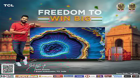 TCL Launches 'Freedom to Win Big' Contest: Win Gifts and Cashback