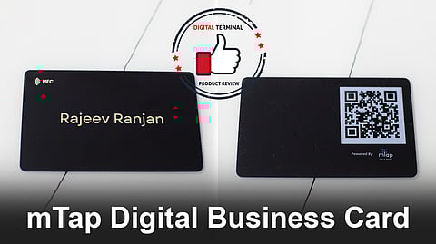 Product Review: mTap Digital Business Card