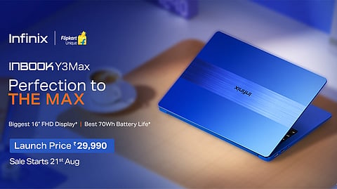 Infinix Launches INBOOK Y3 Max with 12th Gen Intel Core Processors
