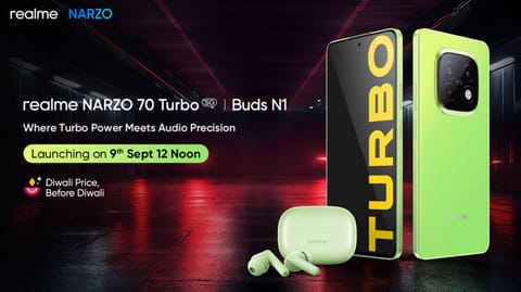 Realme NARZO 70 Turbo 5G Launching on September 9 with Special Gaming Features