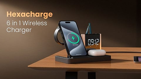 Portronics Introduces Hexacharge, A 6-in-1 Wireless Charging Station