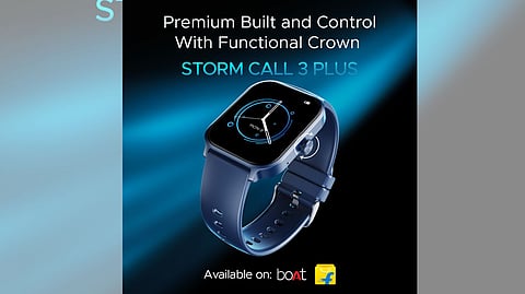 boAt Launches Storm Call 3 Plus Smartwatch with Bluetooth Calling