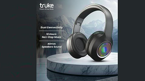 Truke Launches BTG 500 Overhead Headphones with 10 Hours Playtime at INR 999