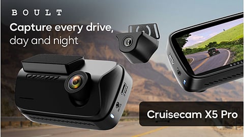 Boult Unveils CruiseCam X5 Pro Dashcam for Roadway Surveillance