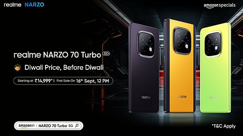 Realme NARZO 70 Turbo 5G Goes on Sale on Amazon