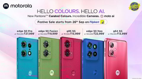 Motorola Unveils New Colour Options for its Popular Smartphones Ahead of Big Billion Days