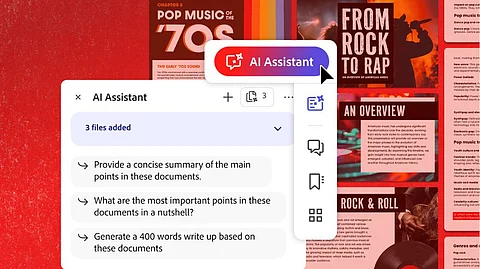 Acrobat AI Assistant by Adobe Simplifies Study Materials for Students
