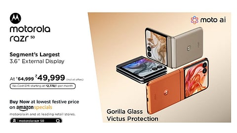 Motorola Razr 50 and Razr 50 Ultra Go on Sale: Special Pricing for the Great Indian Festival