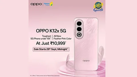 OPPO Unveils Chic Feather Pink K12x for Flipkart’s Big Billion Days Sale