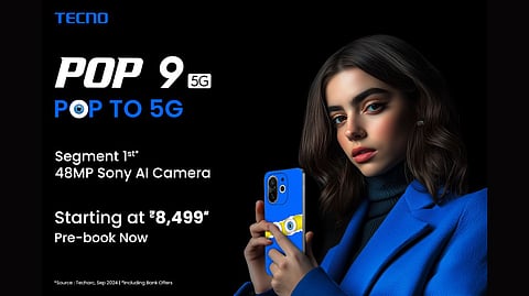 TECNO Launches POP 9 5G with 48MP Sony AI Camera and 120Hz Display