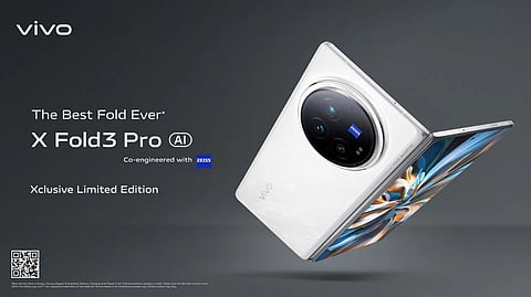 Vivo Launches Stunning Lunar White X Fold3 Pro with Largest Foldable Display