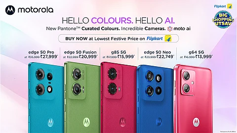 Motorola Unveils Festive Deals on Bestselling Smartphones During Flipkart’s Big Shopping Utsav Sale