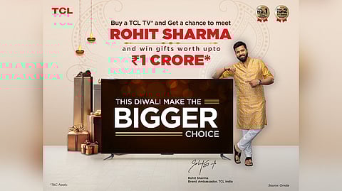 Elevate Your Festive Spirit by Buying a TCL TV for a Chance to Meet Rohit Sharma