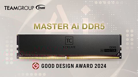 TEAMGROUP's T-CREATE MASTER Ai DDR5 Memory Wins Japan's Good Design Award 2024