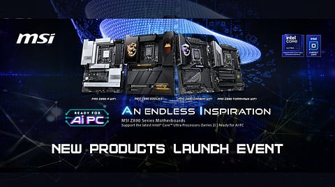 MSI India Ignites AI Revolution with Launch of Z890 Motherboards
