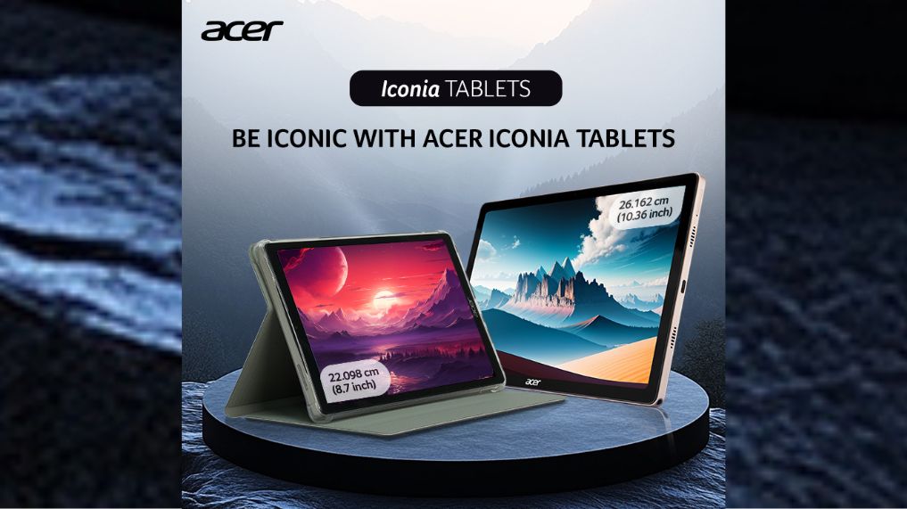 Acer Unveils New Iconia Tablets with 8.7” and 10.36” Displays for Power and Portability