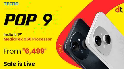 TECNO All Set to Launch POP 9 with MediaTek Dimensity G50 on November 26