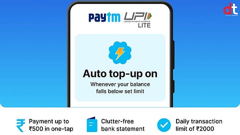 Paytm Introduces UPI LITE Auto Top-Up for Seamless Payments Under ₹500