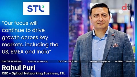 STL Names Rahul Puri as Chief Executive Officer of Optical Networking Business