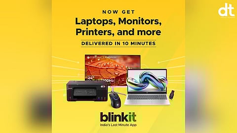 Blinkit Expands To Deliver Laptops, Monitors, And Printers In Select Cities