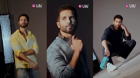U&i Features Shahid Kapoor in Vibrant Digital Campaign for Latest Products