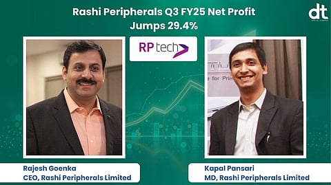 Rashi Peripherals Achieves Strong Q3 FY25 Results with 29.4% Net Profit Growth