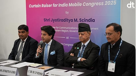 Minister Jyotiraditya Scindia Launches India Mobile Congress 2025 at MWC Barcelona