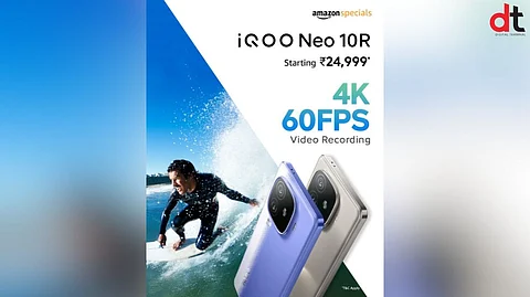 iQOO Neo 10R Goes on Sale at INR 24,999 on Amazon