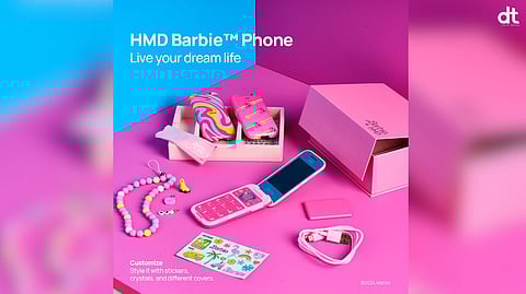 HMD Barbie Phone Launches with Vintage Covers, Crystal Stickers & More