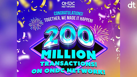 ONDC Hits 200 Million Transactions, Fueling India’s Digital Commerce Revolution
