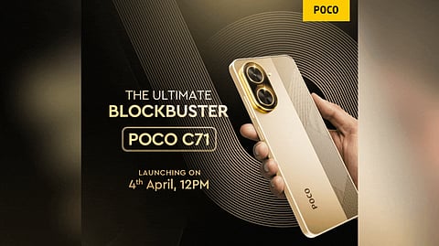 POCO C71 Launching on April 4 with a Stunning 6.88” 120Hz Display