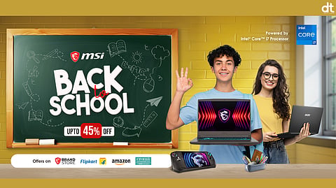 MSI Launches Back-to-School Sale with Extended Warranty & EMI Benefits