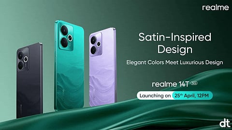 Realme 14T 5G to Launch on April 25 with Brightest AMOLED Display