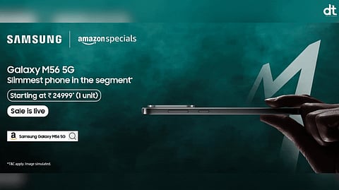 Samsung Kicks Off Galaxy M56 5G Sale Across Amazon, Samsung.com & Retail Stores