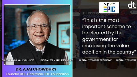 Dr. Ajai Chowdhry Hails Passive Component Scheme as Game-Changer for India’s Tech Ecosystem