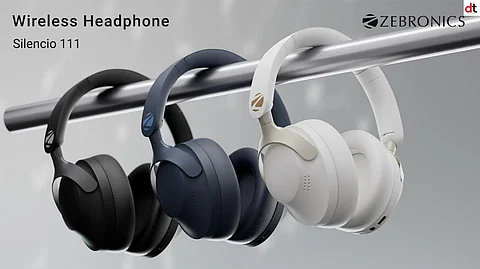 Zebronics Launches Zeb-Silencio 111 with Titanium Drivers and Hybrid ANC