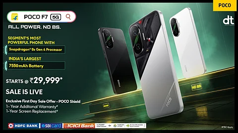 POCO F7 First Sale Now Live on Flipkart, Starts at ₹29,999