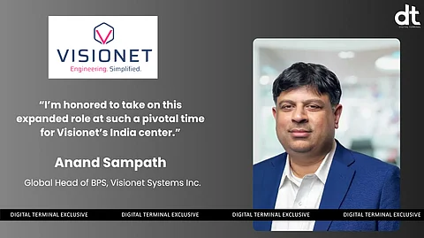 Visionet Expands Anand Sampath’s Role to Lead India Center Operations