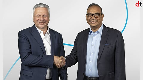 Aiman Ezzat, CEO of Capgemini, and Keshav R. Murugesh,CEO of WNS.