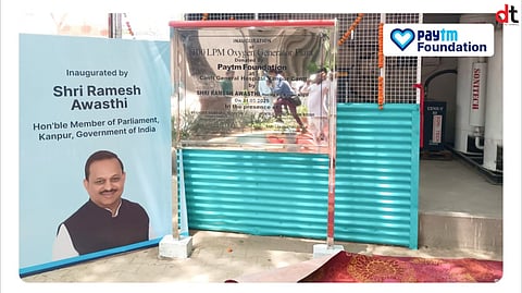 Paytm Foundation Donates 100 LPM Oxygen Plant to Kanpur Cantonment Hospital