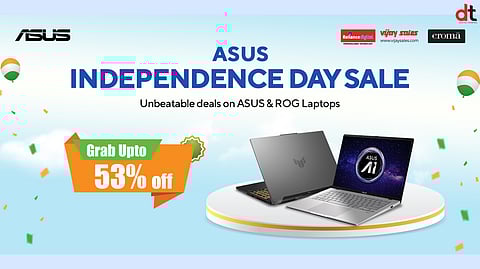 ASUS Celebrates Independence Day with Up to 53% Off on Laptops Across India