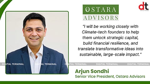 Ostara Advisors Names Arjun Sondhi as Senior Vice President