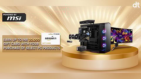 MSI Rewards PC Builders with Amazon Gift Cards Up to ₹30,000 This Independence Day